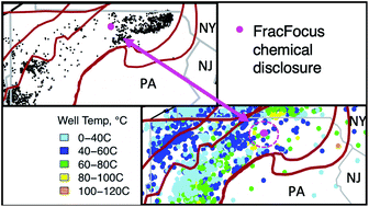 Graphical abstract: A geospatially resolved database of hydraulic fracturing wells for chemical transformation assessment