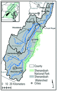 Graphical abstract: De facto reuse and disinfection by-products in drinking water systems in the Shenandoah River watershed
