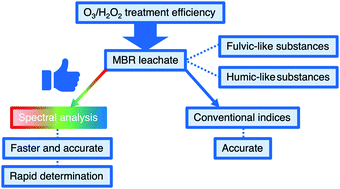 Graphical abstract: Transformation and degradation of recalcitrant organic matter in membrane bioreactor leachate effluent by the O3/H2O2 process