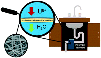 Graphical abstract: Functionalized electrospun polymer nanofibers for treatment of water contaminated with uranium