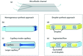 Graphical abstract: Microfluidics and catalyst particles