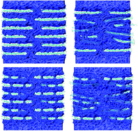 Graphical abstract: Effect of graphene oxide (GO) nanosheet sizes, pinhole defects and non-ideal lamellar stacking on the performance of layered GO membranes: an atomistic investigation