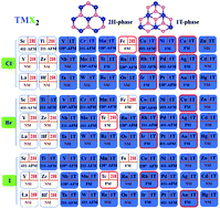 Graphical abstract: High throughput study on magnetic ground states with Hubbard U corrections in transition metal dihalide monolayers