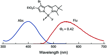 Graphical abstract: New molecular design for blue BODIPYs