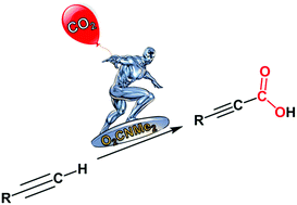 Graphical abstract: Carboxylation of terminal alkynes promoted by silver carbamate at ambient pressure