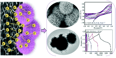 Graphical abstract: Formation of CoNi2S4 nanofibers with 3D hierarchical pompom-like structure for high-rate electrochemical capacitors