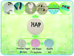 Graphical abstract: Kevlar fiber-reinforced multifunctional superhydrophobic paper for oil–water separation and liquid transportation