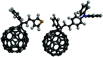 Graphical abstract: Electron transport and ultrafast spectroscopic studies of new methanofullerenes bearing a heteroatom in the exohedral chain