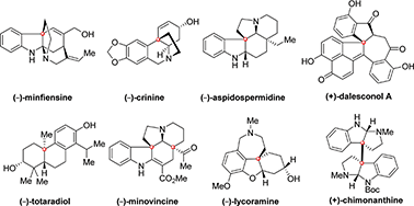 Graphical abstract: Enantioselective formation of quaternary carbon stereocenters in natural product synthesis: a recent update