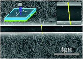 Graphical abstract: Carbon nanotube bridges fabricated by laser comb
