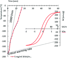 Graphical abstract: Nanowarming using Au-tipped Co35Fe65 ferromagnetic nanowires