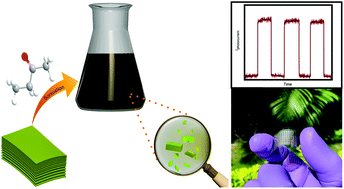 Graphical abstract: Highly concentrated and stabilizer-free transition-metal dichalcogenide dispersions in low-boiling point solvent for flexible electronics