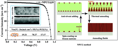 Graphical abstract: Nuclei position-control and crystal growth-guidance on frozen substrates for high-performance perovskite solar cells