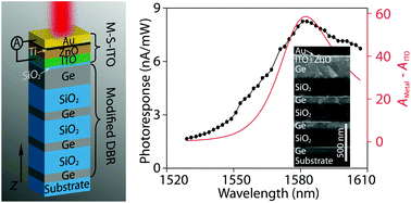 Graphical abstract: Hot-electron photodetector with wavelength selectivity in near-infrared via Tamm plasmon