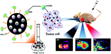 Graphical abstract: Multimodality imaging of naturally active melanin nanoparticles targeting somatostatin receptor subtype 2 in human small-cell lung cancer