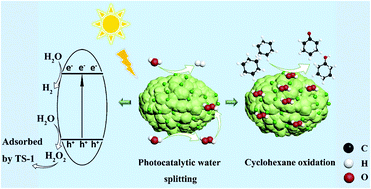 Graphical abstract: Efficient photocatalytic water splitting through titanium silicalite stabilized CoO nanodots