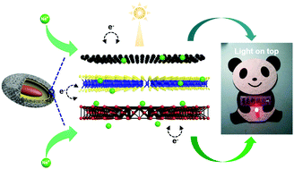 Graphical abstract: Fabricating ferromagnetic MoS2-based composite exposed to simulated sunlight for sodium storage