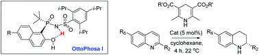 Graphical abstract: P-Chiral, N-phosphoryl sulfonamide Brønsted acids with an intramolecular hydrogen bond interaction that modulates organocatalysis