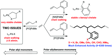 Graphical abstract: Coordination–insertion polymerization of polar allylbenzene monomers