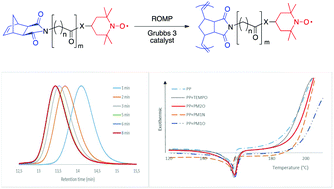 Graphical abstract: Nitroxide radical-containing polynorbornenes by ring-opening metathesis polymerization as stabilizing agents for polyolefins