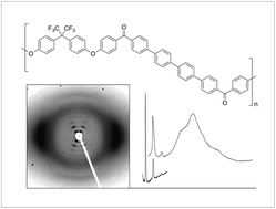 Graphical abstract: A thermotropic poly(ether ketone) based on the p-quaterphenyl unit: evidence for a smectic C phase