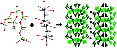 Graphical abstract: Sn2B7O12F with a 2∞[B14O24]6− layer constructed from the unprecedented [B7O16]11− fundamental building block