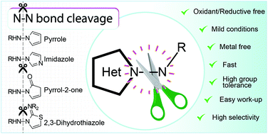 Graphical abstract: A practical and effective method for the N–N bond cleavage of N-amino-heterocycles