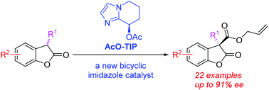 Graphical abstract: Development of a new bicyclic imidazole nucleophilic organocatalyst for direct enantioselective C-acylation