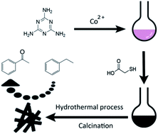 Graphical abstract: Nitrogen and sulfur co-doped cobalt carbon catalysts for ethylbenzene oxidation with synergistically enhanced performance