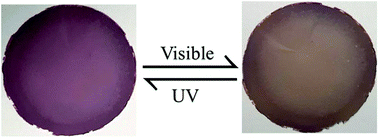 Graphical abstract: Layered photochromic films stacked from spiropyran-modified montmorillonite nanosheets