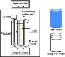 Graphical abstract: Photocatalytic improvement of Y3+ modified TiO2 prepared by a ball milling method and application in shrimp wastewater treatment