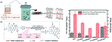 Graphical abstract: Effect of silane functionalized graphene prepared by a supercritical carbon dioxide process on the barrier properties of polyethylene terephthalate composite films