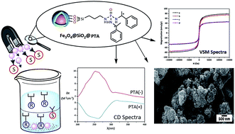 Graphical abstract: Decorated single-enantiomer phosphoramide-based silica/magnetic nanocomposites for direct enantioseparation