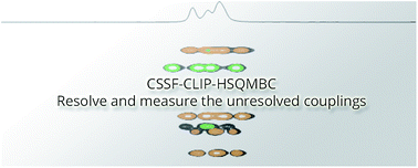 Graphical abstract: CSSF-CLIP-HSQMBC: measurement of heteronuclear coupling constants in severely crowded spectral regions