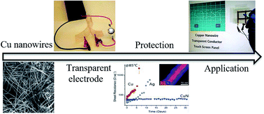Graphical abstract: Recent progress of solution-processed Cu nanowires transparent electrodes and their applications