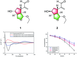 Graphical abstract: Narjatamanins A and B, a pair of novel epimers possessing a 2,3-seco-iridoid skeleton with an unusual 1,10-oxygen bridge from Nardostachys jatamansi and evaluation of their effects on worm paralysis in AD C. elegans