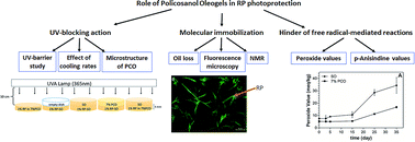 Graphical abstract: Role of supramolecular policosanol oleogels in the protection of retinyl palmitate against photodegradation