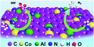 Graphical abstract: Boosting the hydrogen evolution activity of a Co–N–C electrocatalyst by codoping with Al