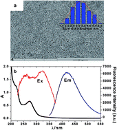 Graphical abstract: Synthesis of N-doped carbon dots and application in vanillin detection based on collisional quenching