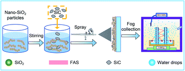 Graphical abstract: Beetle-like droplet-jumping superamphiphobic coatings for enhancing fog collection of sheet arrays