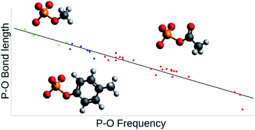 Graphical abstract: Correlations between the structure and the vibrational spectrum of the phosphate group. Implications for the analysis of an important functional group in phosphoproteins