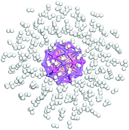 Graphical abstract: B12-containing volleyball-like molecule for hydrogen storage
