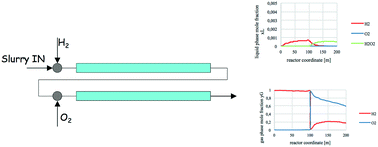 Graphical abstract: A mathematical model of a slurry reactor for the direct synthesis of hydrogen peroxide