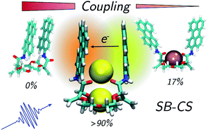 Graphical abstract: Tuning symmetry breaking charge separation in perylene bichromophores by conformational control