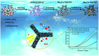 Graphical abstract: Mo, Co co-doped NiS bulks supported on Ni foam as an efficient electrocatalyst for overall water splitting in alkaline media