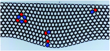 Graphical abstract: Dislocation mechanisms in the plastic deformation of monodisperse wet foams within an expansion–contraction microfluidic geometry