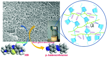 Graphical abstract: Facile preparation of self-assembled hydrogels constructed from poly-cyclodextrin and poly-adamantane as highly selective adsorbents for wastewater treatment