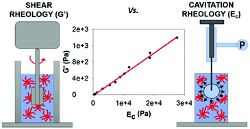 Graphical abstract: Using cavitation rheology to understand dipeptide-based low molecular weight gels