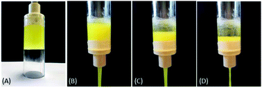 Graphical abstract: Brittle solid collapse to simple liquid for a waxy suspension