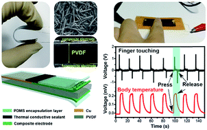 Graphical abstract: A flexible active dual-parameter sensor for sensitive temperature and physiological signal monitoring via integrating thermoelectric and piezoelectric conversion
